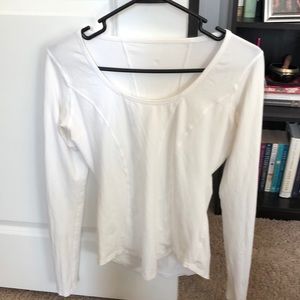 Lululemon white top